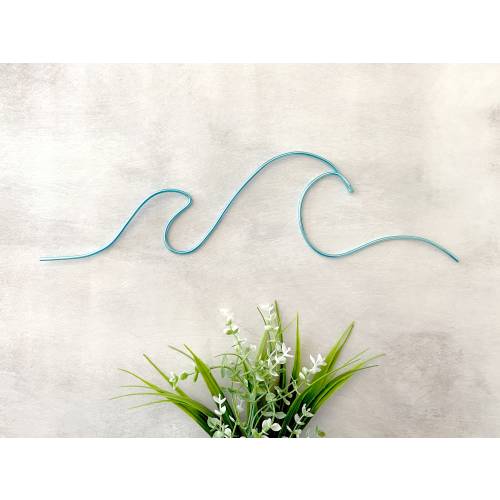 Medium Ocean Wall Art, Minimalist Room Decor, Boho Wall Decor, Surf Nursery Decor, Beach Decor, Coastal Wall Art, Wire Wall Art