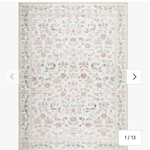 Brigid Washable Area Rug