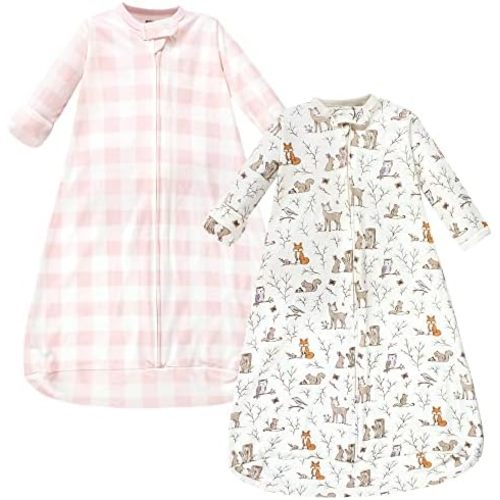 Hudson Baby BabyCotton Long-Sleeve Wearable Sleeping Bag, Sack, Blanket