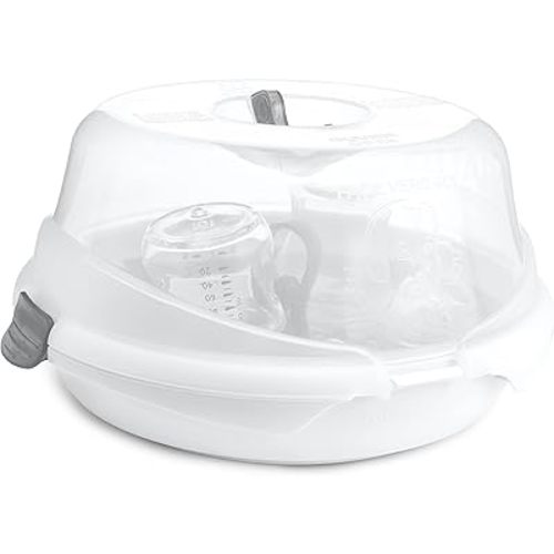 Munchkin® Steam™ Microwave Bottle Sterilizer, White