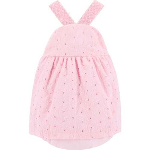 Il Pellicano Eyelet Baby Girl Bubble, Pink - Dondolo | Maisonette