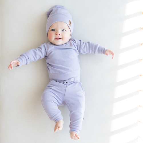 Bamboo Jersey Jogger Set in Taro