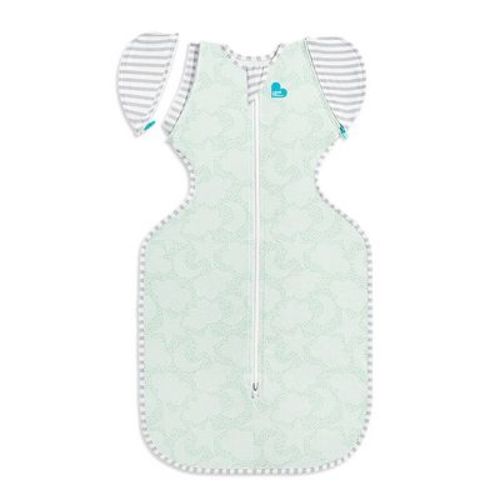 Love To Dream Swaddle Up Transition Bag Adaptive Organic Swaddle Wrap - Celestial Dot Mint - L