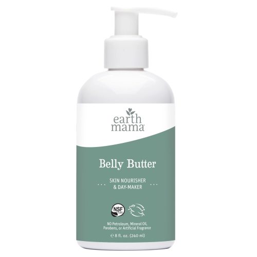 Earth Mama Belly Butter for Dry, Itchy Skin | Luxuriously Moisturizing for Pregnancy & Beyond, 8-Fluid Ounce (Packaging May Vary) 8 Fl Oz (Pack of 1) Belly Butter