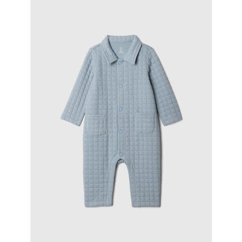 Baby Quilted Jacquard One-Piece