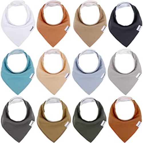 Lictin Baby Bibs for Boy or Girl,Long Sleeve Bib,Waterproof Toddler  Bibs,0-24 Months Neutral Baby Smock for Eating,Reusable Infant Baby Bibs  for Feeding Teething or Weaning 5 Pcs 