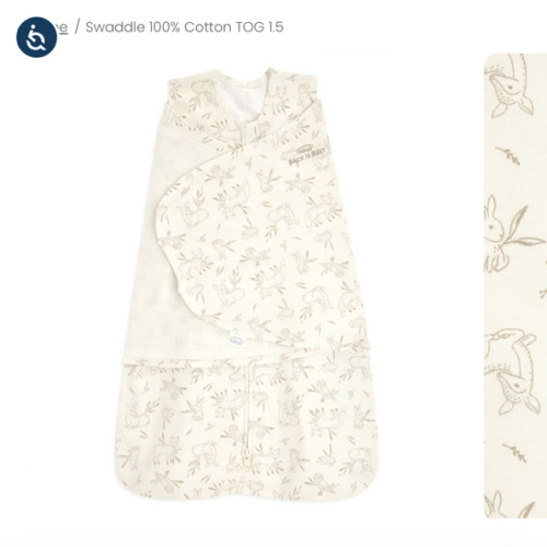 100% Cotton Baby Swaddle Forest Lullaby | Newborn | HALO US