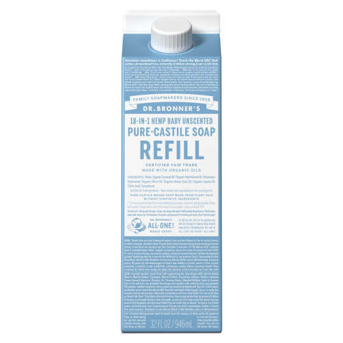 Buy Peppermint Castile Soap Refill Cartons - Reduce Plastic – Dr. Bronner's