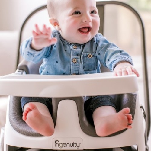 Ingenuity Baby Base 2-in-1 Booster Feeding Seat