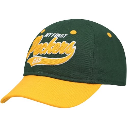 Infant Green Bay Packers Green/Gold My First Tail Sweep Slouch Flex Hat