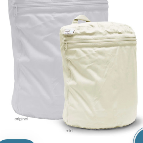 Kanga Care Wet Bag Mini - Almond Ivory