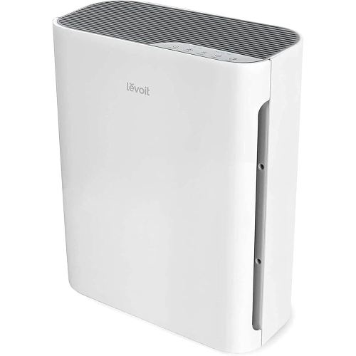LEVOIT Air Purifier for Home Bedroom, Quiet Cleaner with Washable Pre-Filter for Allergies, Smoke, Dust, Pollen, AHAM VERIFIDE, Odor Eliminators for Large Room, Pet Hair Remover, Vital 100, White