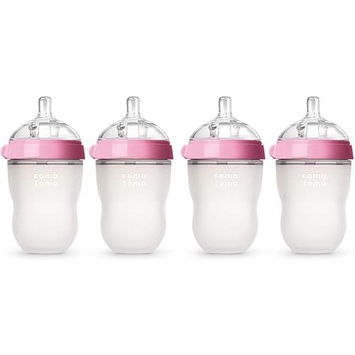 Comotomo Double Pack Bundle, Pink (4x250ml)