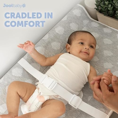 Jool Baby Soft Changing Pad + Washable Cover, Non-Slip - Fits Standard Changing Tables & Dressers