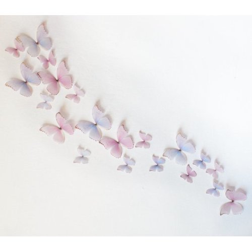 3D Wall Butterflies Light Pink and Purple Princess Mix - Etsy