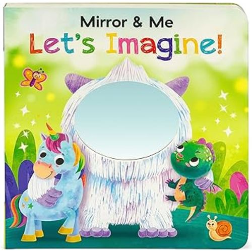 Mirror & Me Let's Imagine! Mirrored Board Book for Infants & Babies, Ages 0+