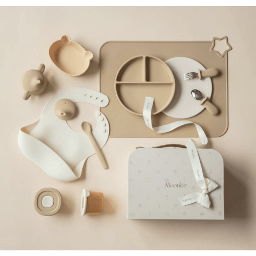 First Bites Gift Set (Croissant/Ivory)