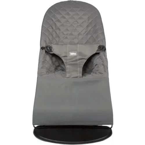 Fabric seat for Bouncer Belltop Compatible with Babyjörn Bouncer (Cover, seat): Balance, Soft & Bliss. Cover for Baby Bouncer. Baby seat for Hammock: Ergonomic fit. Hypoallergenic Poly Cotton - Grey