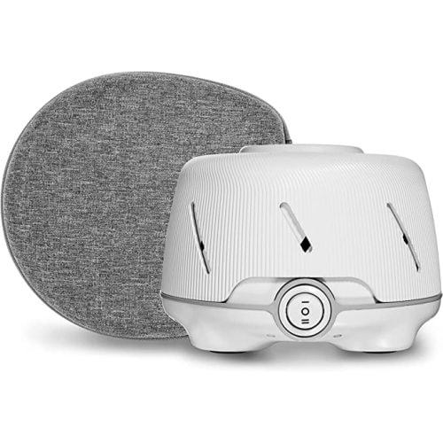 Yogasleep Dohm (White/Gray) & Travel Case (2 Piece Set)