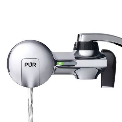 Pur Filtration Plus Faucet Horizontal Mount Water Filtration System Chrome Pfm400h: Best Sink Filter, Lead & Mercury Removal, Easy Install