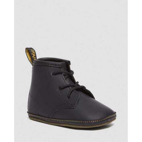 DR MARTENS Newborn 1460 Auburn Leather Booties