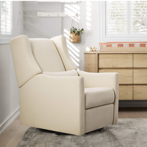 Babyletto Kiwi Cream Electronic Swivel Glider Power Recliner Nursery Chair