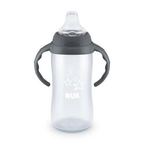 NUK Large Learner Fashion Cup with Tritan - Gray - 10oz
