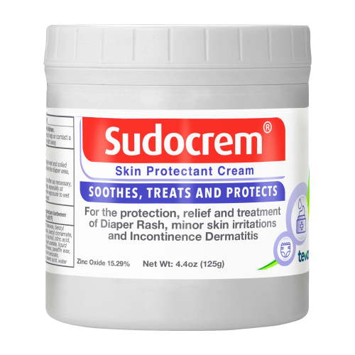 Sudocrem Diaper Rash Cream Soothes Treats Protects 15.29% Zinc Oxide 4.4oz