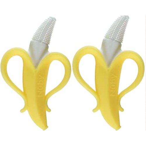 Nuby Nananubs Banana Massaging Teether (Pack of 2)