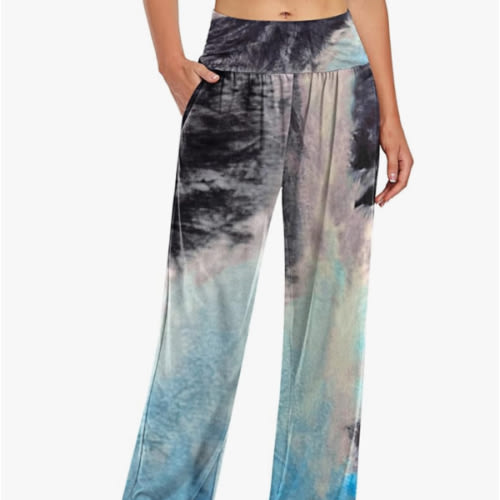 UEU Women's Casual Loose Wide Leg Cozy Pants Yoga Sweatpants Comfy High Waisted Sports Athletic Lounge Pants with Pockets