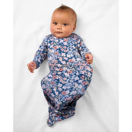 Petite Petals Infant Gown | Little Sleepies