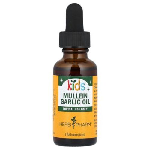Herb Pharm Kids, Mullein Garlic Oil, 1 Fl Oz (30 Ml)