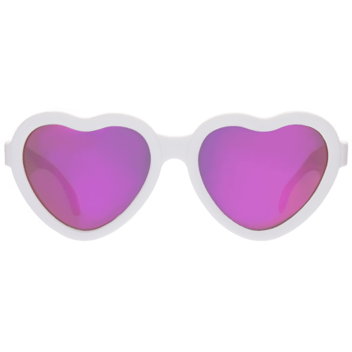 White Heart | Magenta Polarized Mirrored Lenses
  
  
  
  – Babiators Sunglasses
