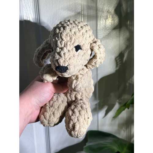 Crochet Golden Retriever Puppy Snuggler Plush