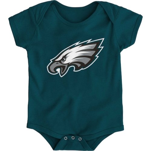 Newborn & Infant Philadelphia Eagles Green Team Logo Bodysuit