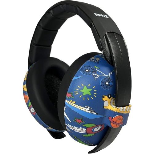Banz Bubzee Baby Headphones for Noise Protection - Baby Ear Muffs, Newborn Infant & Toddler, 0 to 36 Months, Adjustable