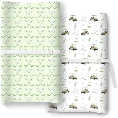 Cotton Changing Pad Covers for Boy Girl Soft Baby Nursery Diaper Changing Pad Sheets Change Cover