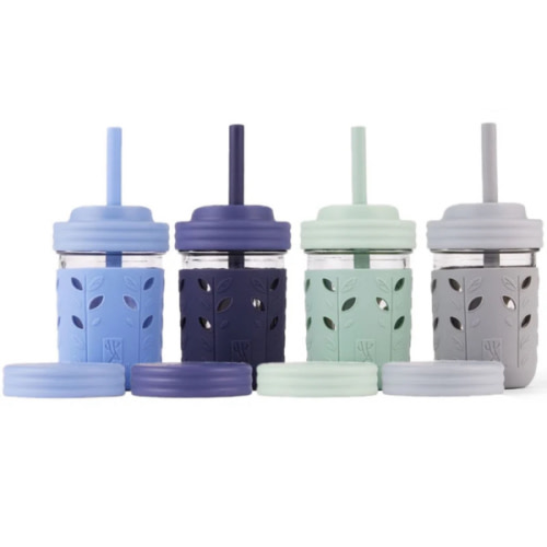 8oz Glass Mason Jar Drinking Tumblers + Food Storage