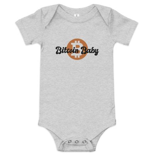 Bitcoin Baby Short Sleeve One Piece Gift