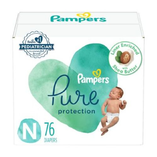 Pampers Pure Protection Diapers - (Select Size and Count), Size: Newborn