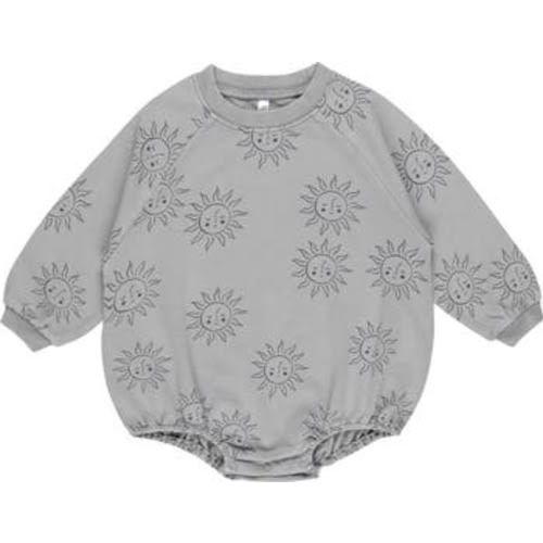 Suns Crewneck Cotton Bubble Romper, 18-24M