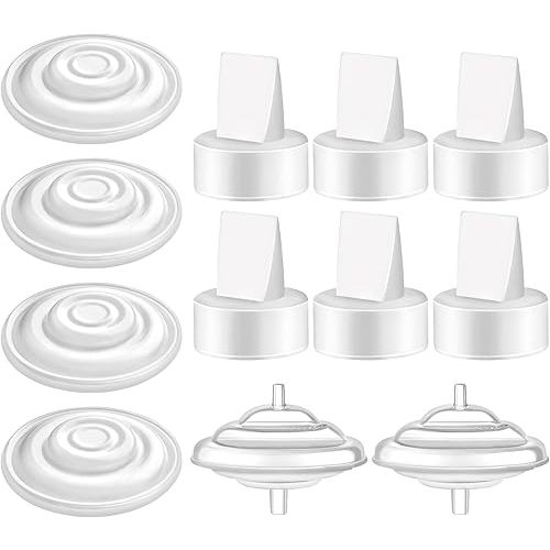 Maymom Pump Parts Compatible with Spectra S1 Spectra S2 Spectra 9 Plus Duckbill Valve Silicone Membrane Backflow Protector Replace Spectra Valve S2 Replacement Parts Not Original Spectra Pump Parts