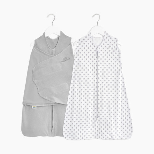 Halo 2pc Sleepsack and Swaddle Set Organic Cotton in Gift Box - Cloud, S/M