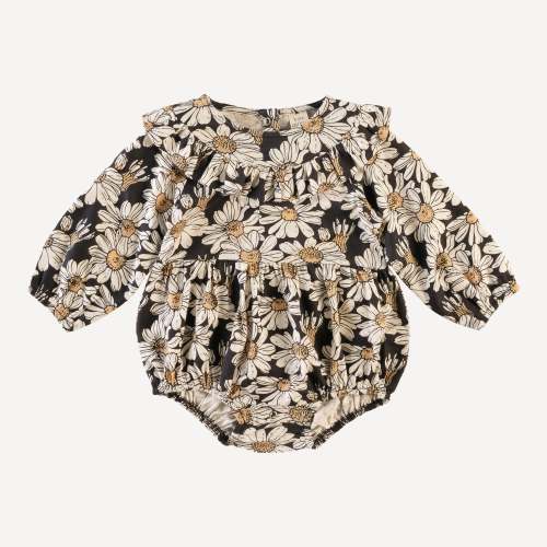 long sleeve circle ruffle bubble | northwest daisy | lenzing modal