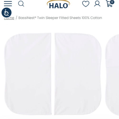HALO Twin Bassinet Sheets | HALO