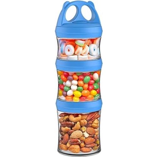 BeneLabel BPA Free Snack Jars 3 Piece for Travel