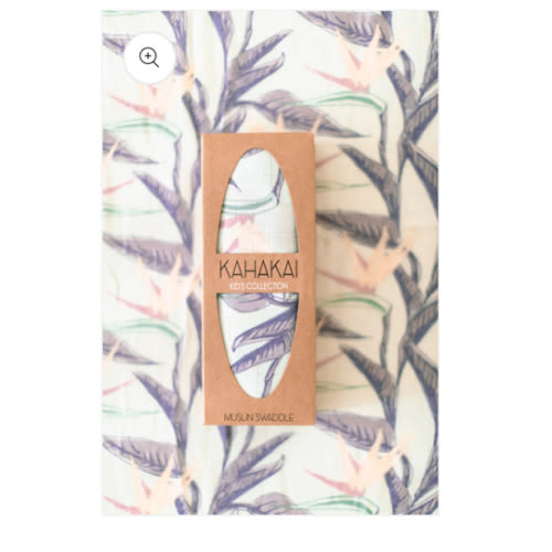 Dreamy Birds of Paradise Swaddle – Kahakai Kids Collection