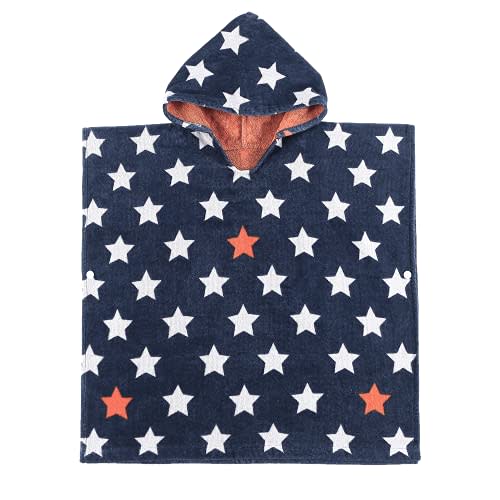 PERYOUN Child 100% Cotton Hooded Towel 24'' x 48'' (Star)