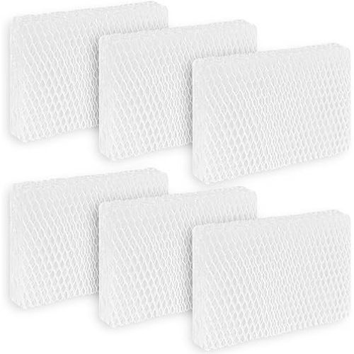 6 Pack WF813 Humidifier Filter Compatible with Equate Eqwf813 Eq-2119-Ul, Relion RCM-832 RCM-832N, ProCare PCCM-832N Cool Mist Humidifier Replacement Wick for Indoor Climate and Air Purification