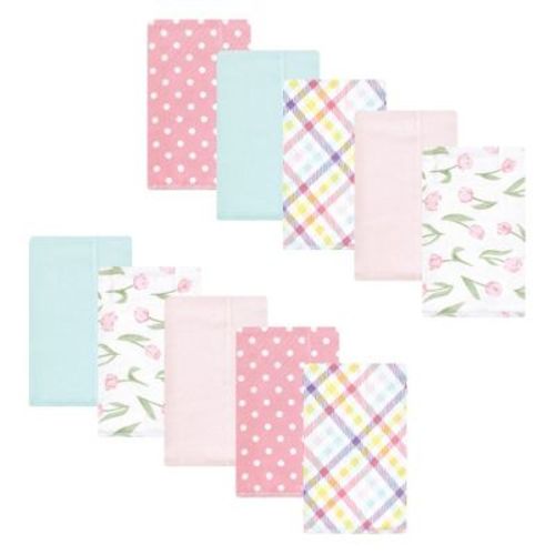 Luvable Friends Hudson Baby Flannel Burp Cloths 10pk Set